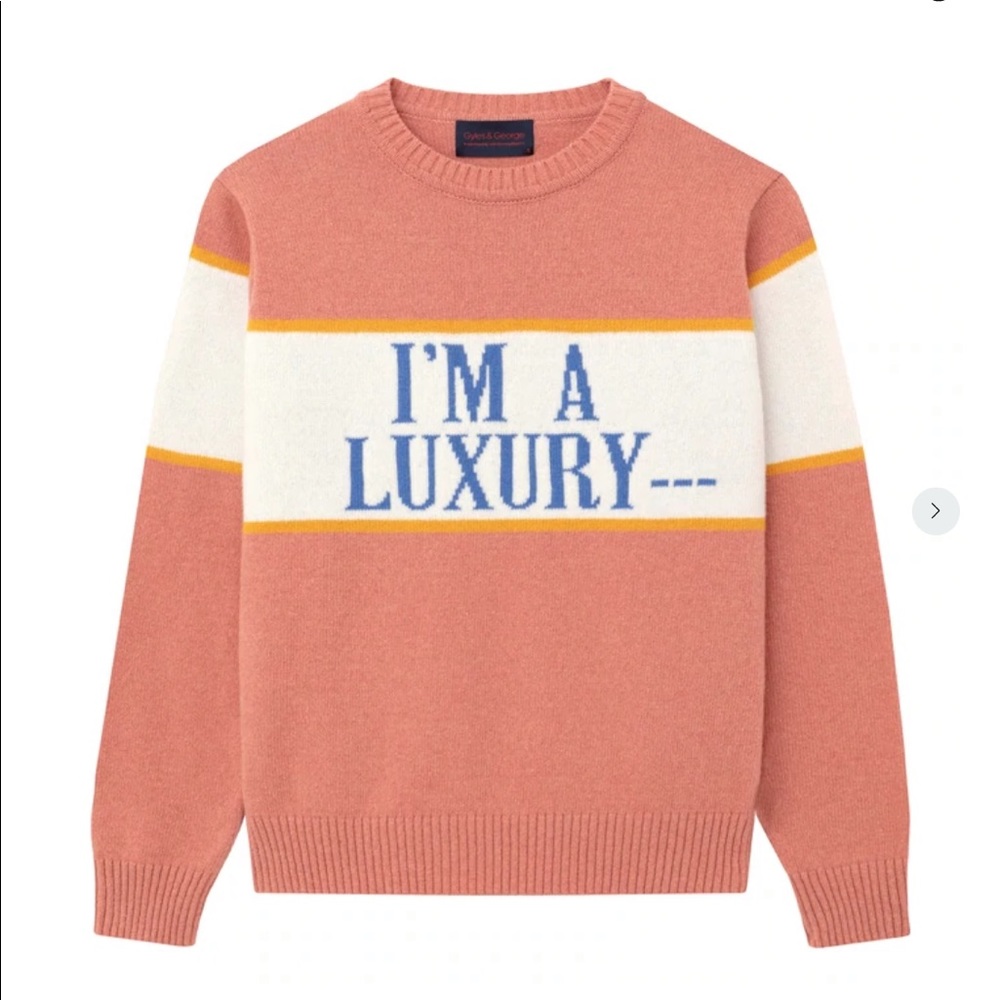 Rowing Blazers “I’m a Luxury” sweater Mens Large